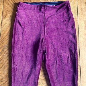 Lyssé Burgundy Corduroy Pants. Size Large